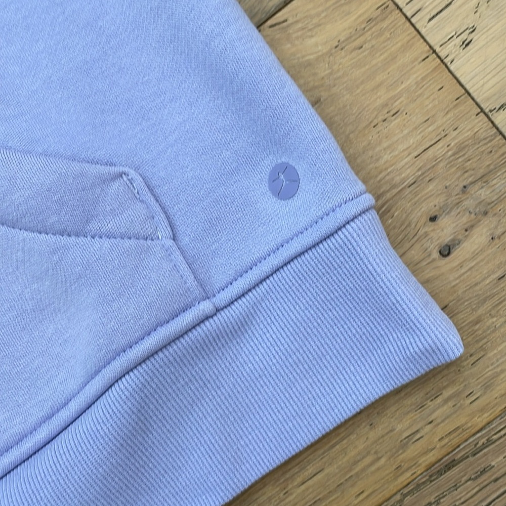 Like New - Danskin Lavender Half-Zip Hoodie - Picture 5 of 6